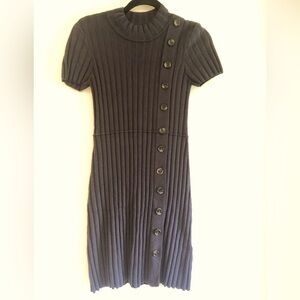 Free People navy blue knit dress